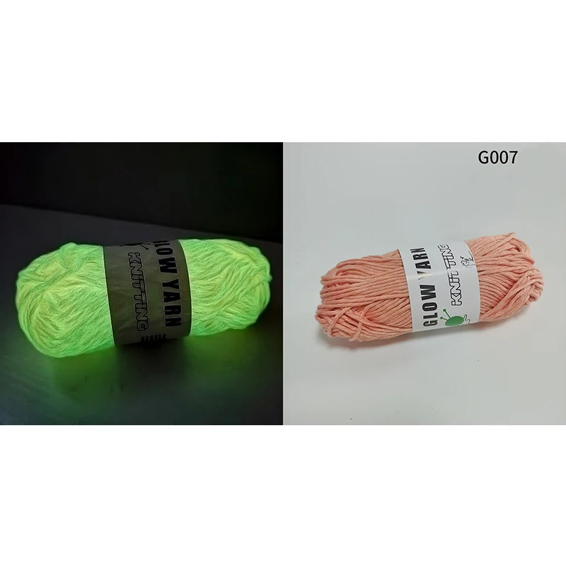 Glow In The Dark Luminous Yarn For Hand Knitting - Smarsty