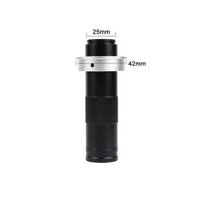 Adjustable 130X 150X 180X Microscope Zoom Lens - Smarsty