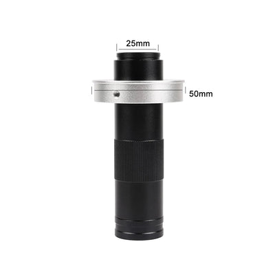 Adjustable 130X 150X 180X Microscope Zoom Lens - Smarsty