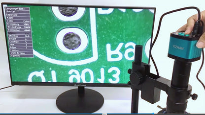 Adjustable 130X 150X 180X Microscope Zoom Lens - Smarsty