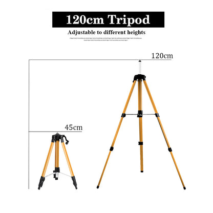 Adjustable Height Laser Level Tripod with Anti-Corrosion Coating - Smarsty
