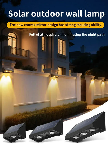 Solar Wall Light Outdoor Waterproof LED for Garden - Smarsty