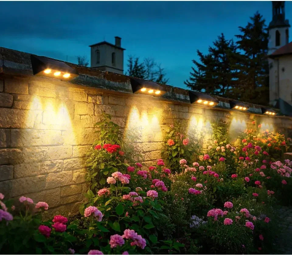 Solar Wall Light Outdoor Waterproof LED for Garden - Smarsty