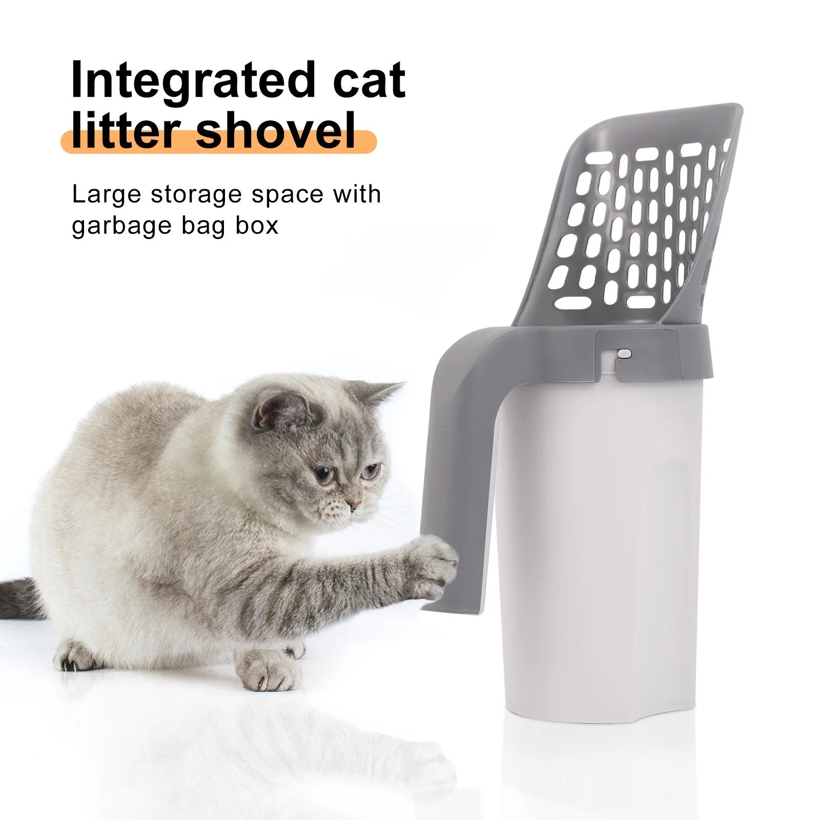 Cat Litter Scoop with Refill Bag for Easy Cleanup - Smarsty