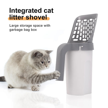 Cat Litter Scoop with Refill Bag for Easy Cleanup - Smarsty