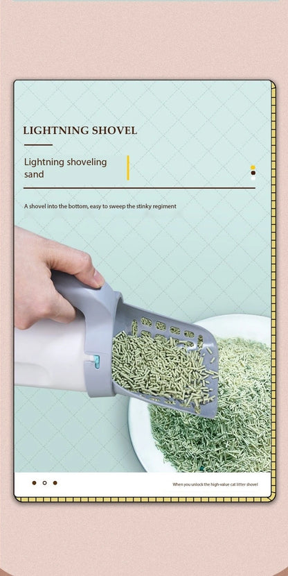 Cat Litter Scoop with Refill Bag for Easy Cleanup - Smarsty