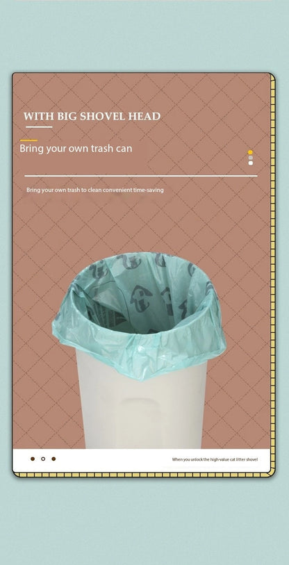 Cat Litter Scoop with Refill Bag for Easy Cleanup - Smarsty