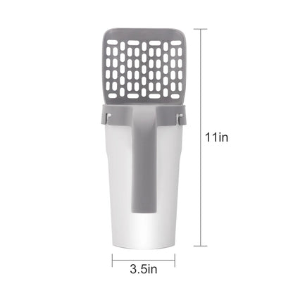 Cat Litter Scoop with Refill Bag for Easy Cleanup - Smarsty