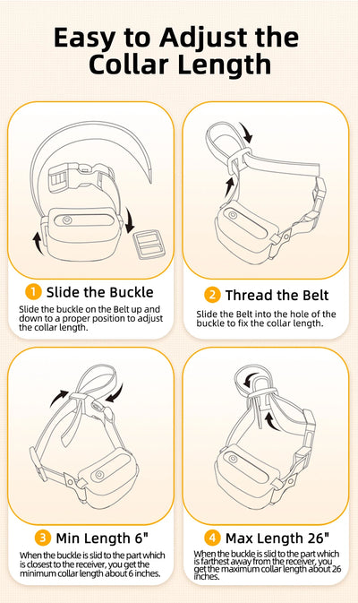 ROJECO Rechargeable Waterproof Dog Training Collar - Smarsty