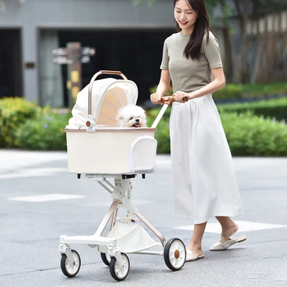 Foldable Dog and Cat Stroller for Easy Travel - Smarsty