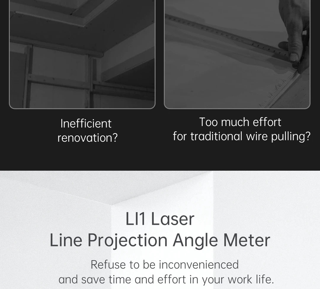 DUKA LI1 Laser Protractor with Type-C Charging - Smarsty