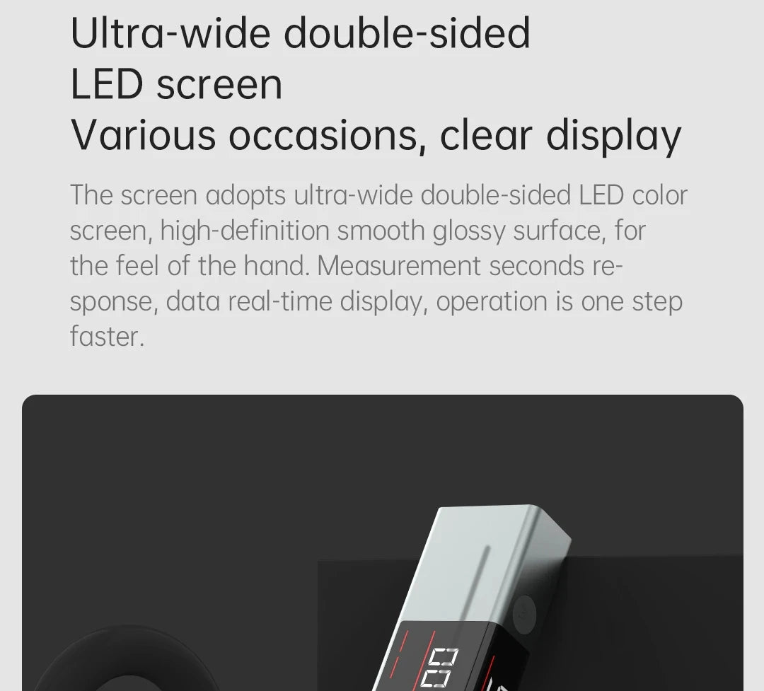 DUKA LI1 Laser Protractor with Type-C Charging - Smarsty