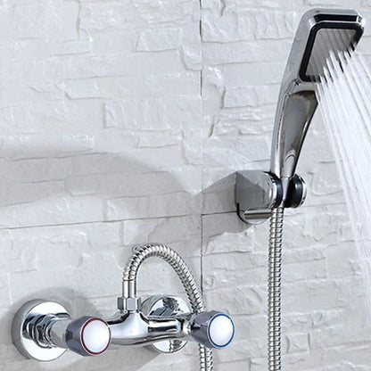 Chrome Plated Faucet Handle Replacement Set for Kitchen and Bathroom - Smarsty