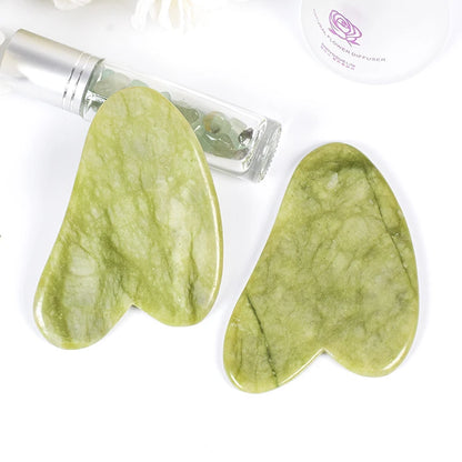 Natural Jade Gua Sha Scraper for Glowing Skin - Smarsty