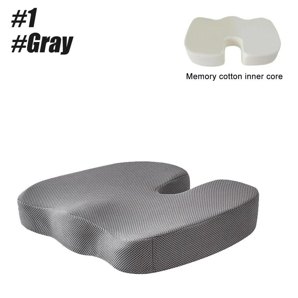 Ergonomic Memory Foam Seat Cushion for Office Chairs - Smarsty