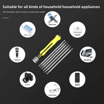 12 In 1 Precision Screwdriver Set for Versatile Maintenance - Smarsty