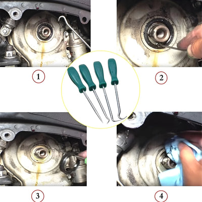 4Pcs Car Oil Seal Screwdrivers Set for Easy Removal - Smarsty