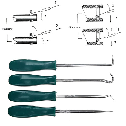 4Pcs Car Oil Seal Screwdrivers Set for Easy Removal - Smarsty