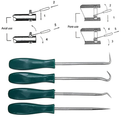4Pcs Car Oil Seal Screwdrivers Set for Easy Removal - Smarsty