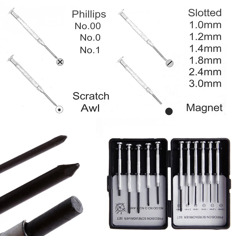 Precision Screwdriver Set for Watch and Jewelry Repairs - Smarsty