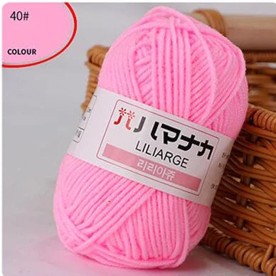 Soft Cotton Knitting Yarn for DIY Baby Sweaters - Smarsty