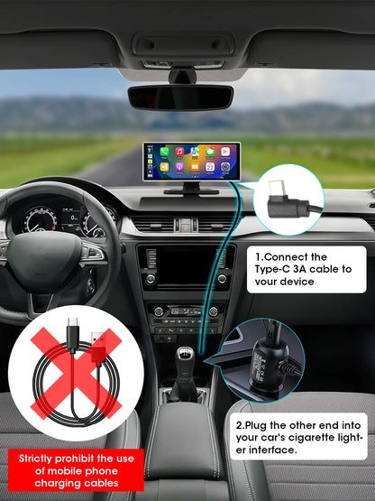 4K Carplay & Android Auto GPS Navigation - Smarsty
