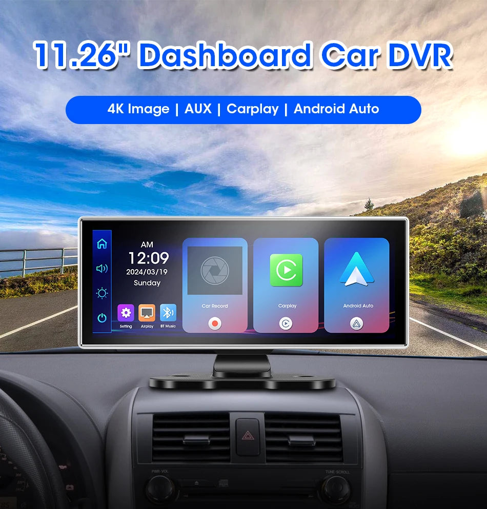 4K Carplay & Android Auto GPS Navigation - Smarsty