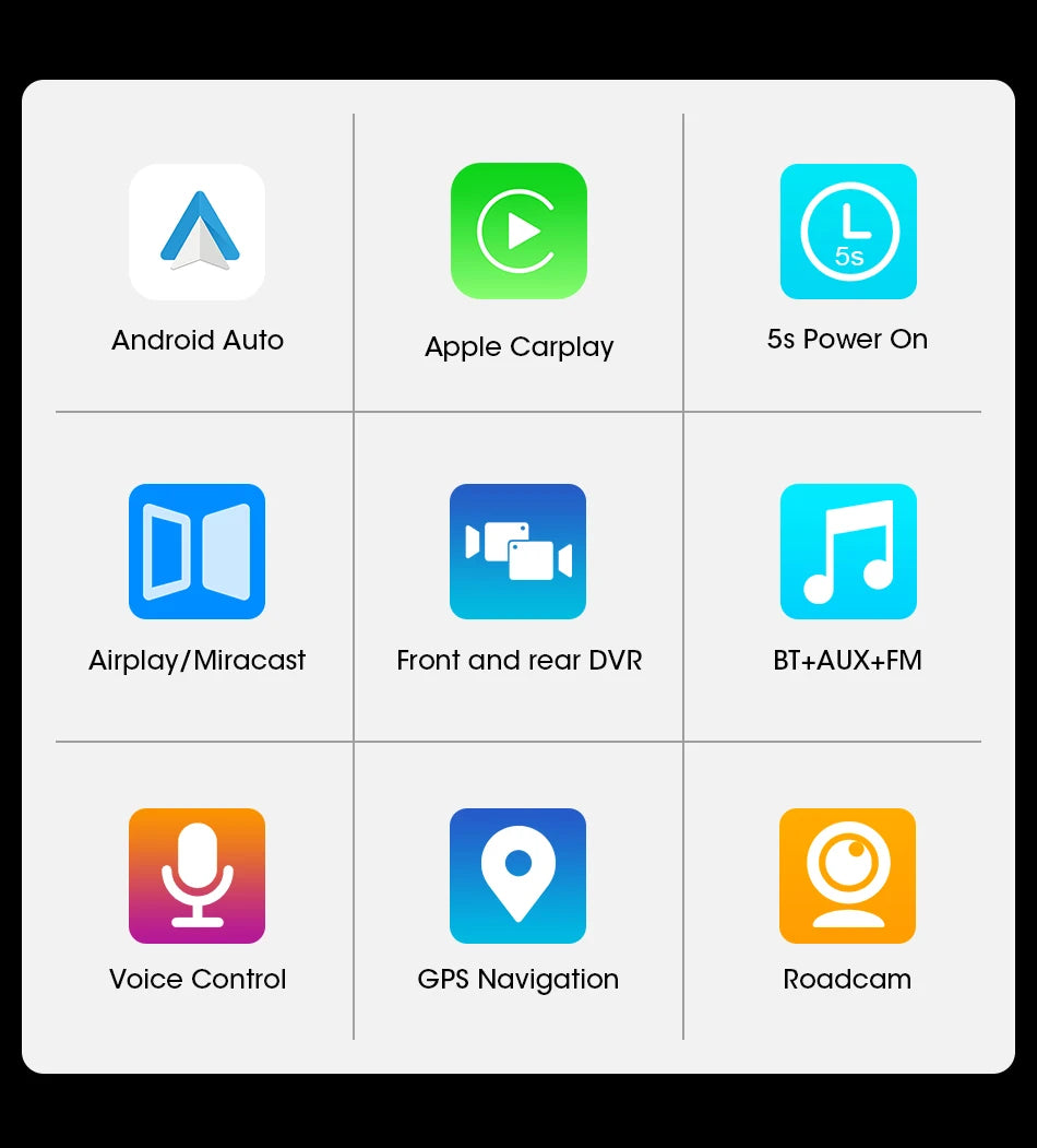 4K Carplay & Android Auto GPS Navigation - Smarsty
