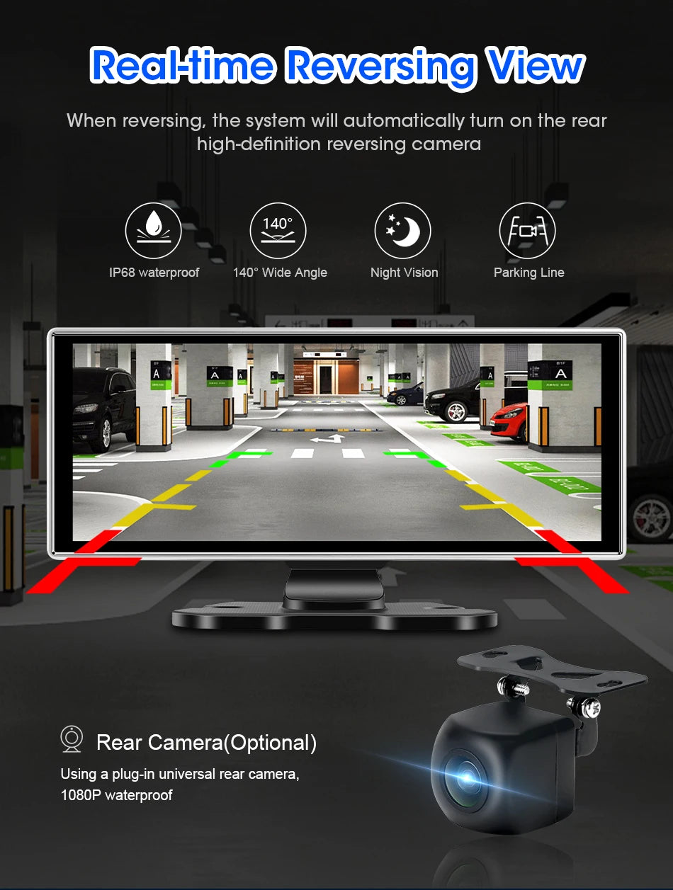 4K Carplay & Android Auto GPS Navigation - Smarsty