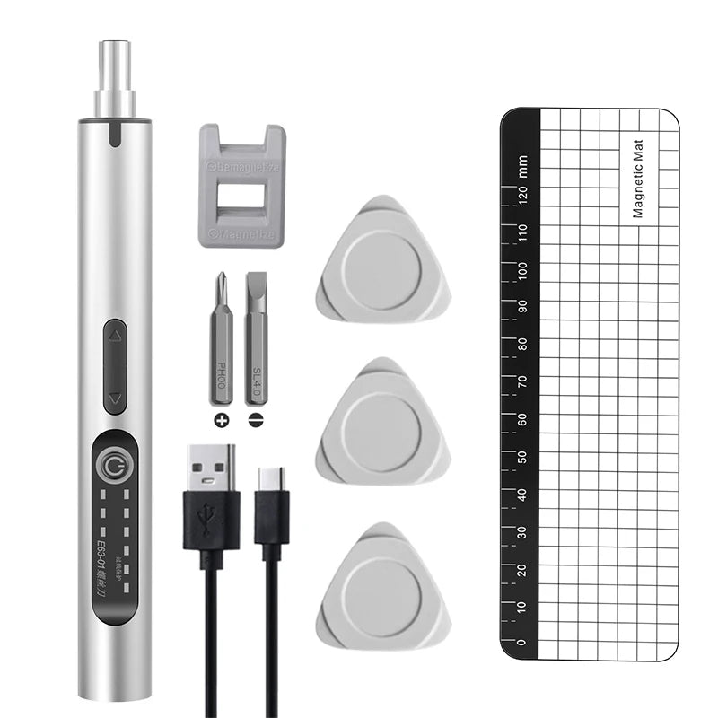 Galacok Cordless Electric Screwdriver Set with LED Light - Smarsty
