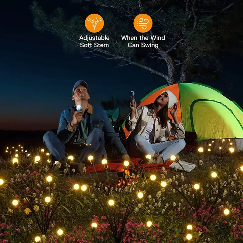Solar Firefly LED Outdoor Lights for Garden Decor - Smarsty