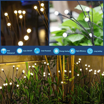 Solar Firefly LED Outdoor Lights for Garden Decor - Smarsty