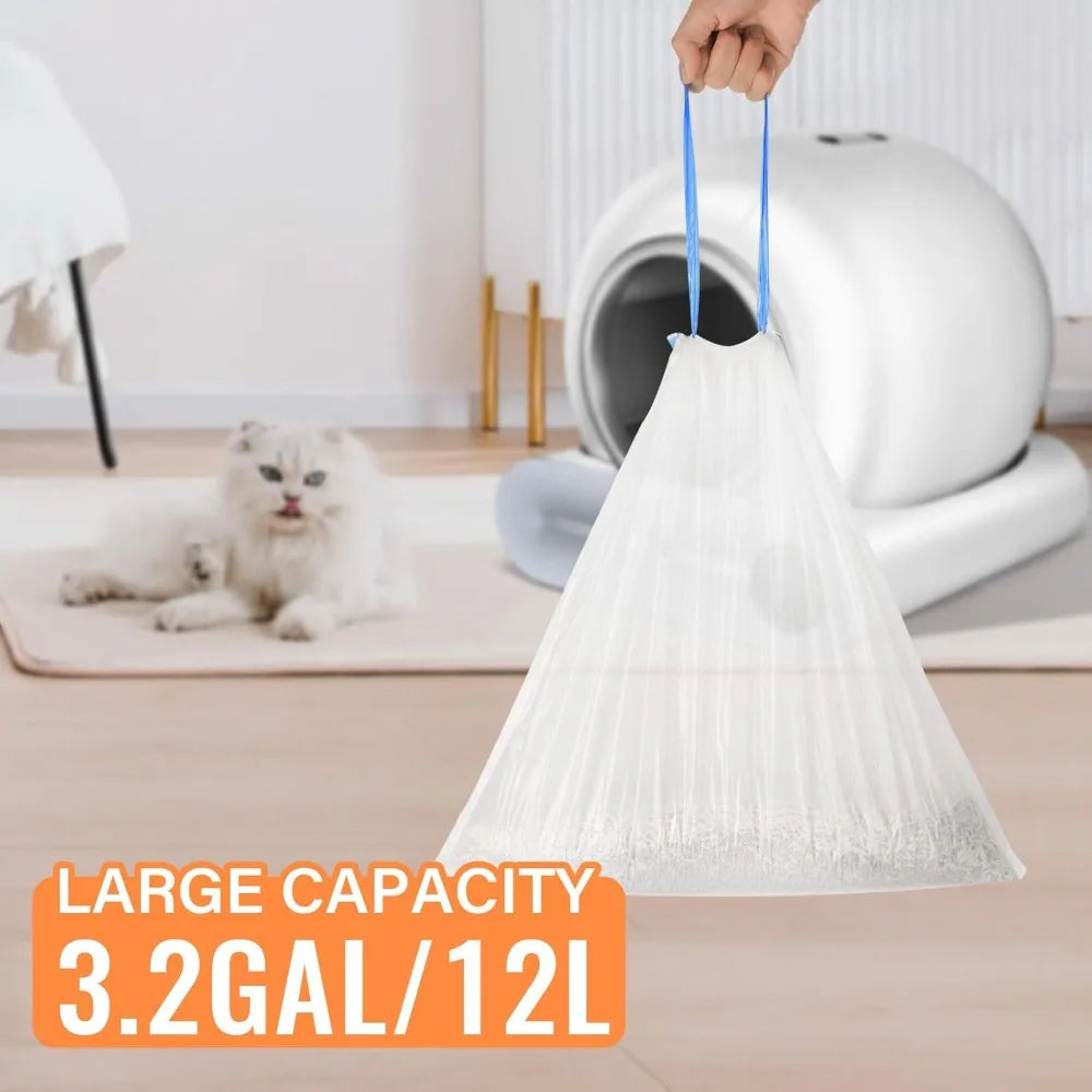 Self-Cleaning Cat Litter Box Poop Bags 10 Rolls - Smarsty