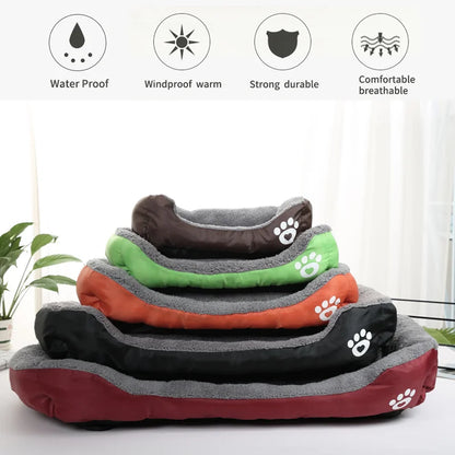 Large Dog Bed Washable Waterproof Plush Sofa - Smarsty