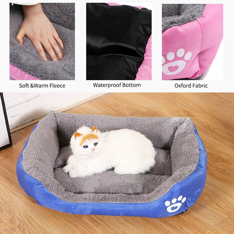 Large Dog Bed Washable Waterproof Plush Sofa - Smarsty