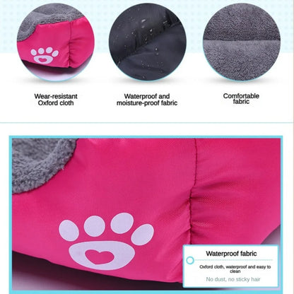 Large Dog Bed Washable Waterproof Plush Sofa - Smarsty