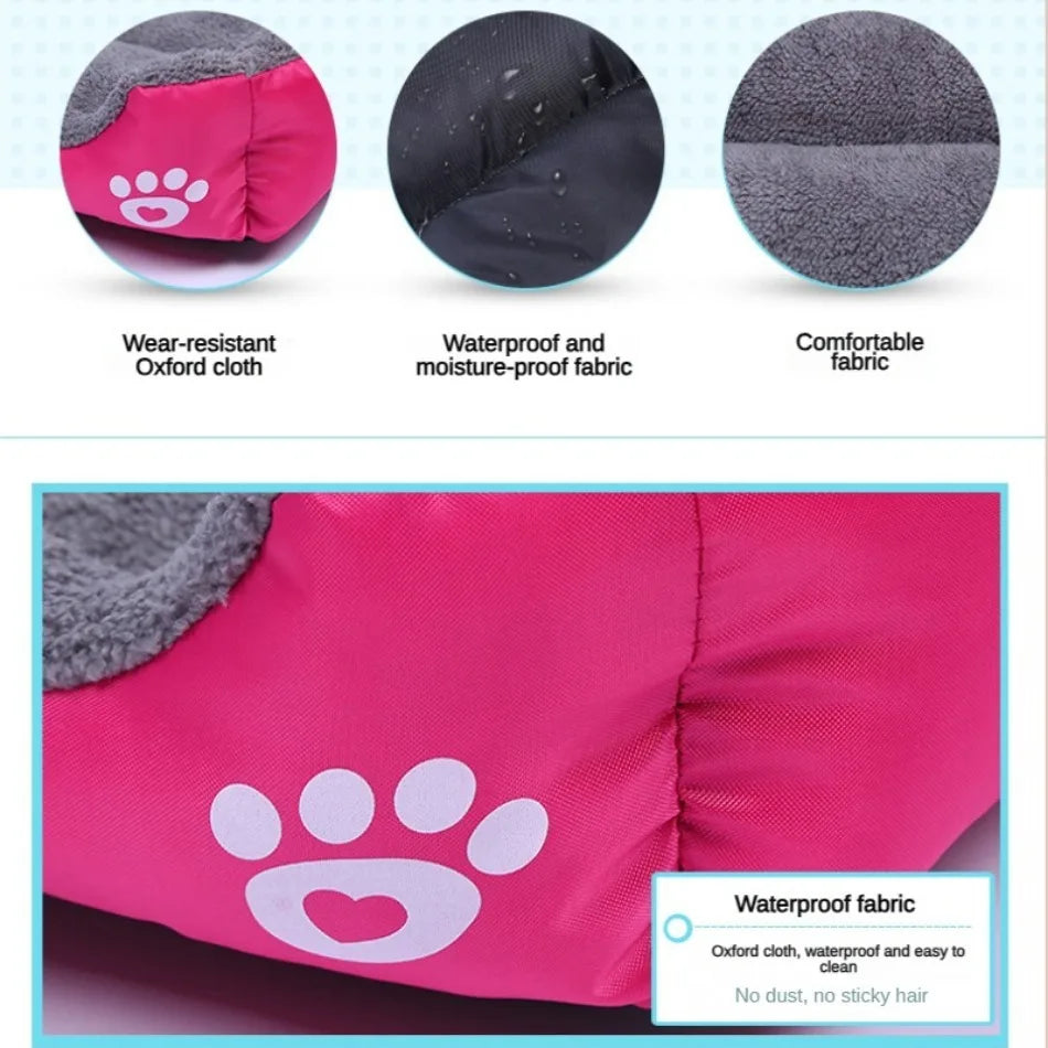 Large Dog Bed Washable Waterproof Plush Sofa - Smarsty