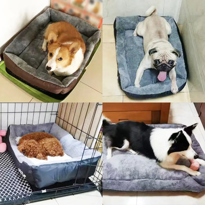 Large Dog Bed Washable Waterproof Plush Sofa - Smarsty