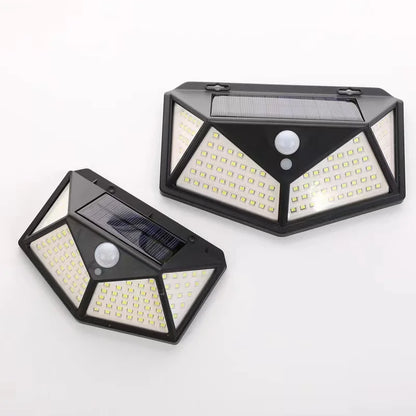 100 LED Solar Powered Motion Sensor Wall Light - Smarsty