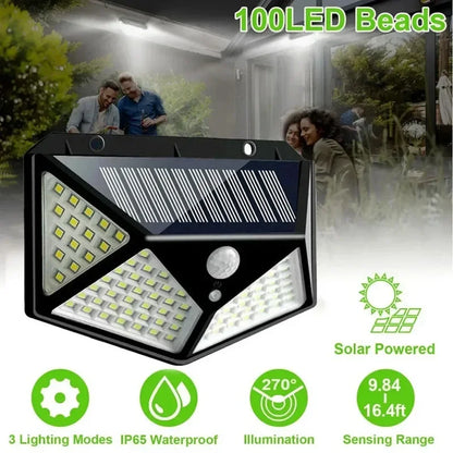 Solar Powered LED Wall Lights with Motion Sensor for Easy Installation - Smarsty