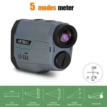 ARTBULL Laser Rangefinder 1000M with Flag-Lock Slope Feature - Smarsty