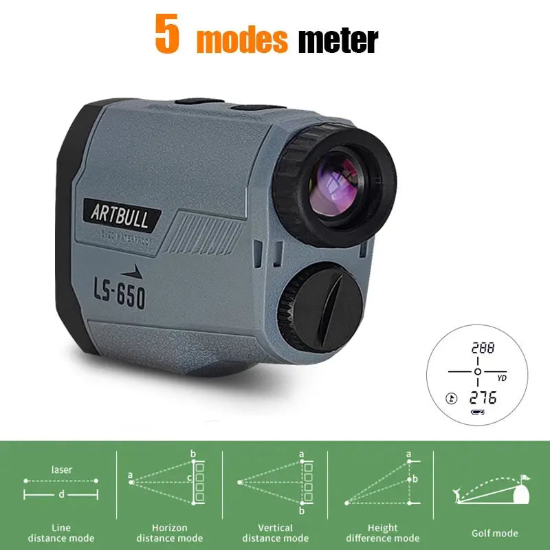 ARTBULL Laser Rangefinder 1000M with Flag-Lock Slope Feature - Smarsty