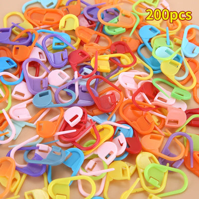 Safety Pins Set in 10 Vibrant Colors for Sewing and DIY - Smarsty