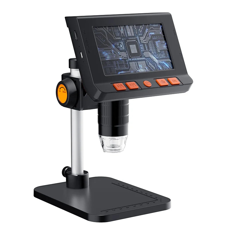 Digital Microscope 1080P LCD Display with Built-In Lights - Smarsty