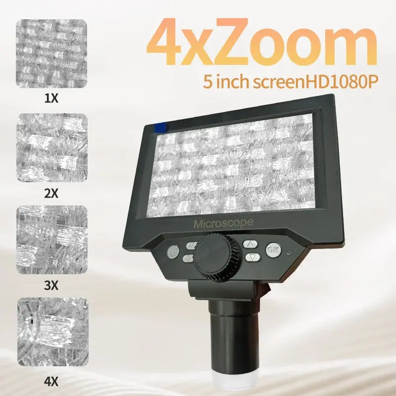5.5 Inch LCD Digital Microscope 1000X High Definition Magnifier - Smarsty