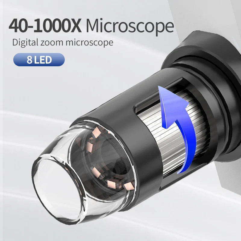 4.3 Inch Digital Microscope With 1000X Zoom For Precision Repairs - Smarsty