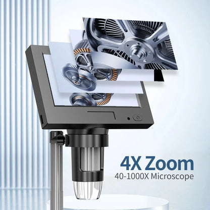 4.3 Inch Digital Microscope With 1000X Zoom For Precision Repairs - Smarsty