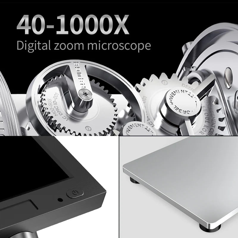 4.3 Inch Digital Microscope With 1000X Zoom For Precision Repairs - Smarsty