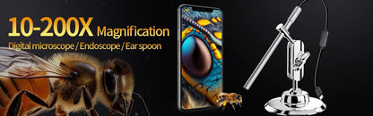 4.3 Inch Digital Microscope With 1000X Zoom For Precision Repairs - Smarsty