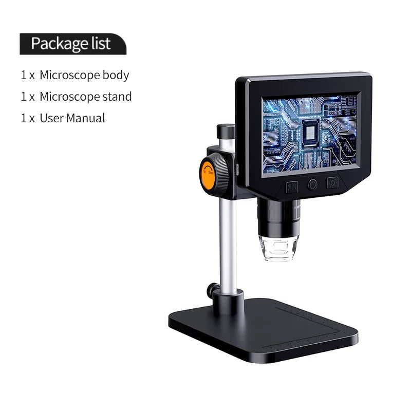 4.3 Inch Digital Microscope With 1000X Zoom For Precision Repairs - Smarsty